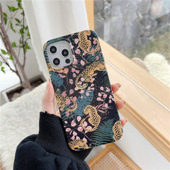 Leopard Print Silicone Phone Case