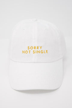 Sorry Not Single | Sorry Not Sorry - Bachelorette party dad hats